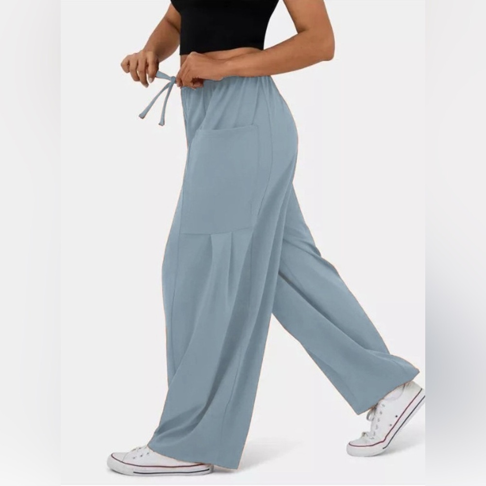 Drawstring Wide Leg Pants - Picture 5 of 12